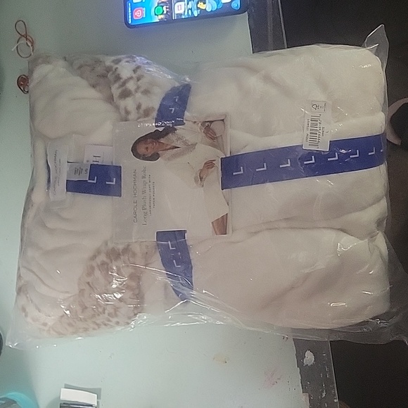 Carole Hochman Long Plush Wrap Robe - Picture 1 of 4